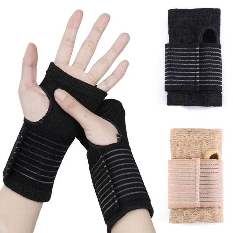 Adjustable Compression Palm Protector Gloves for Badminton, Basketball & Fitness - Adult, Wear-Resistant & Non-Slip.
