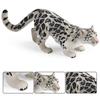 Schneeleoparden-Modell, realistische Schneeleoparden-Statue, Pantherfigur, Geschenkidee für Naturliebhaber und Sammler