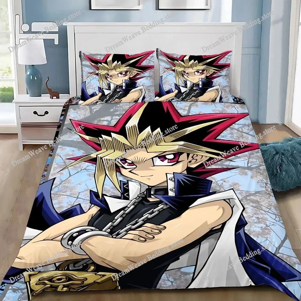 Duvet Cover 3D Yu-Gi-Oh Pharaoh Atem Exquisite Game Digital Printing Bedding Set Comforter Bed Home Decor Girls Boys Gift741
