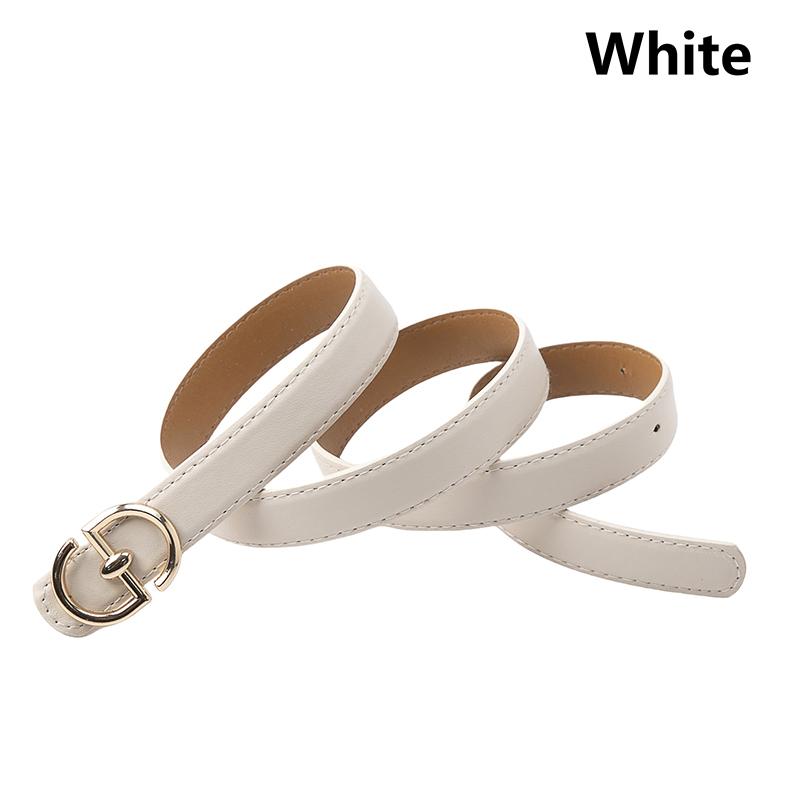 PU Ledergürtel für Damen Doppelte runde Metallschnalle Taillenriemen Designer Damen Jeans Kleid Hose Dekorative Taille Geschenk