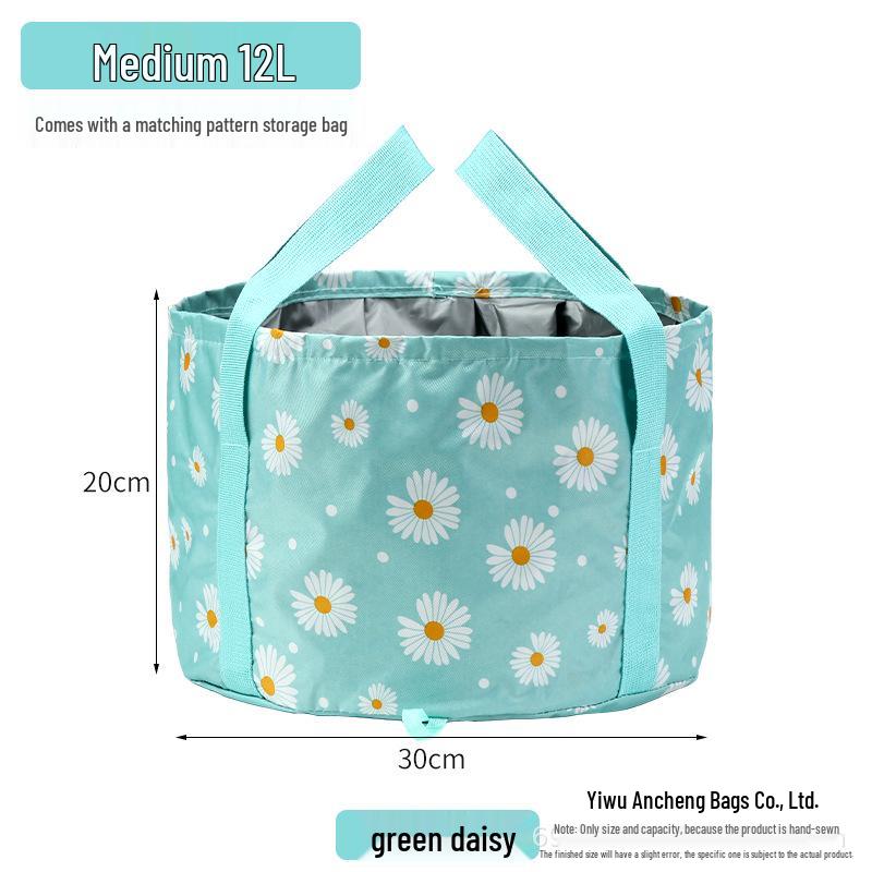 Portable Foldable Foot Bath with Insulated, Multifunctional Foot Soak Bag for Travel and Dormitory Use