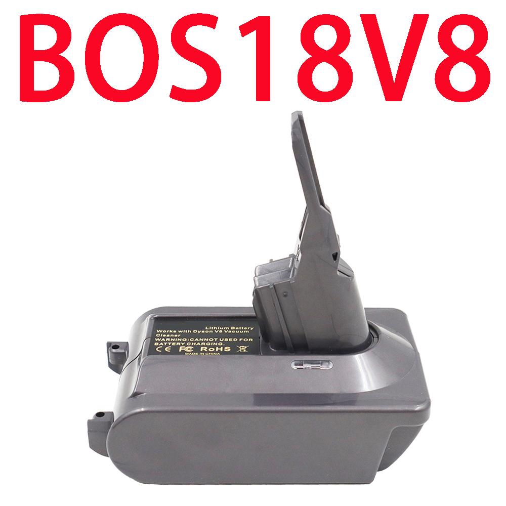 Adaptér Konvertor dawupine BOS18V8 Lze Použít Pro Bosch 18V Li-ion Baterii BAT618 BAT609G na Pro Vysavač Řady Dyson V8
