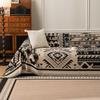 Nordic Geometric Pattern Sofa Towel Thick Tassel Edging One Piece Dust Cover Universal All Season Sofa Throw