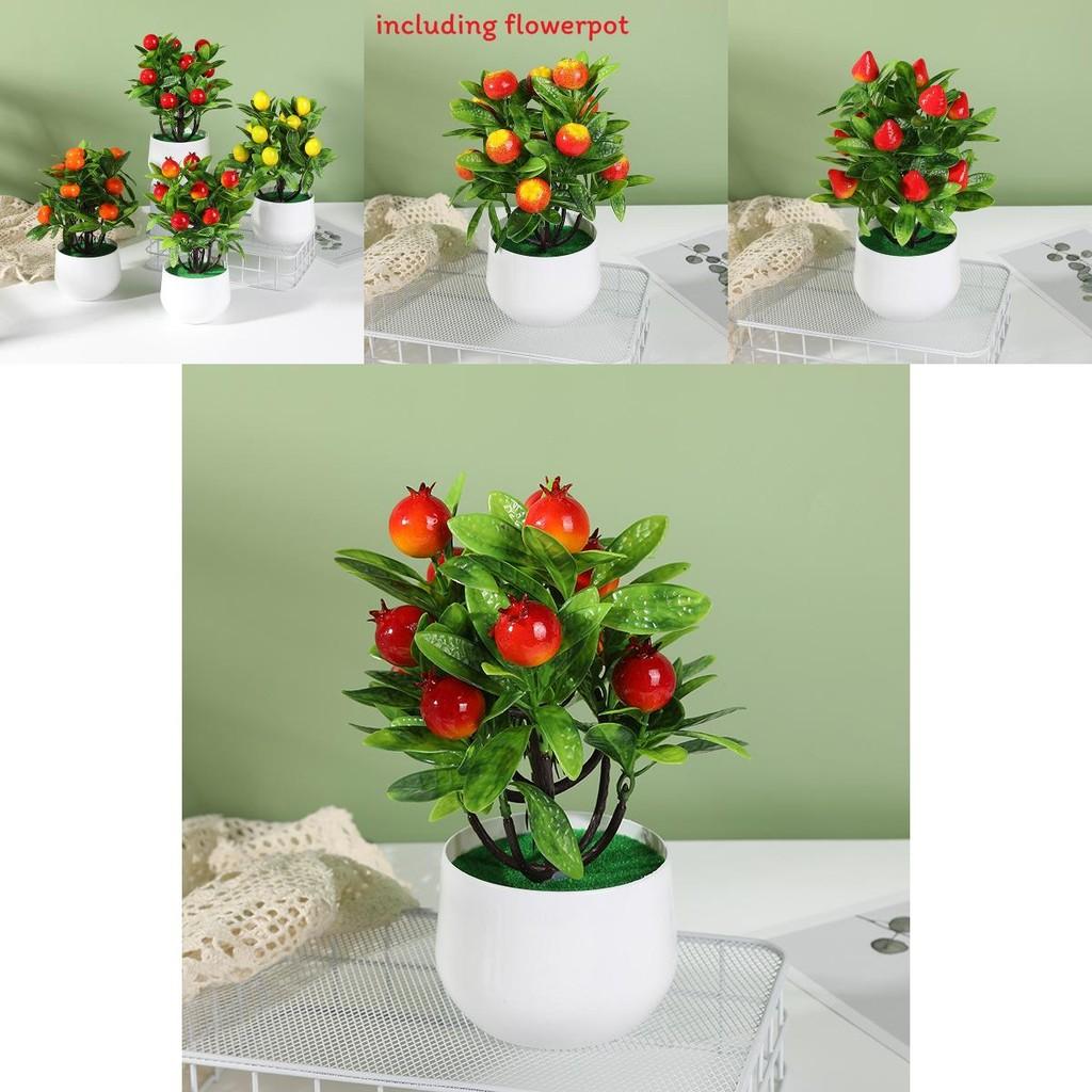 Artificial Plant Decoration With Plastic Craft For Home Office Decor