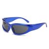 New Y2K Sports Punk Sunglasses Women Men Square Goggle Luxury Brand Sun Glasses UV400 Colorful Mirror Fashion Eyewear