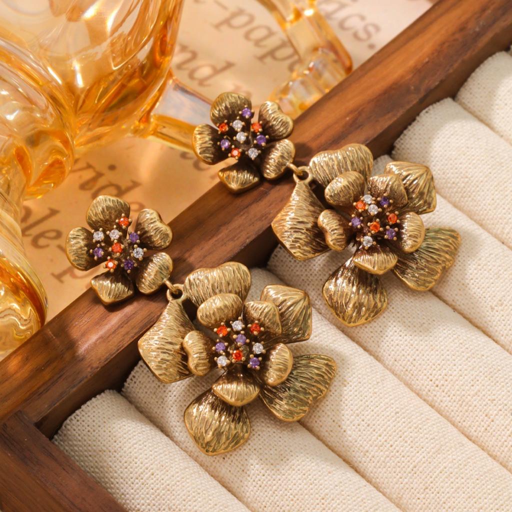 Vintage Set Greek Athena Relief Coin Design Necklace Earrings