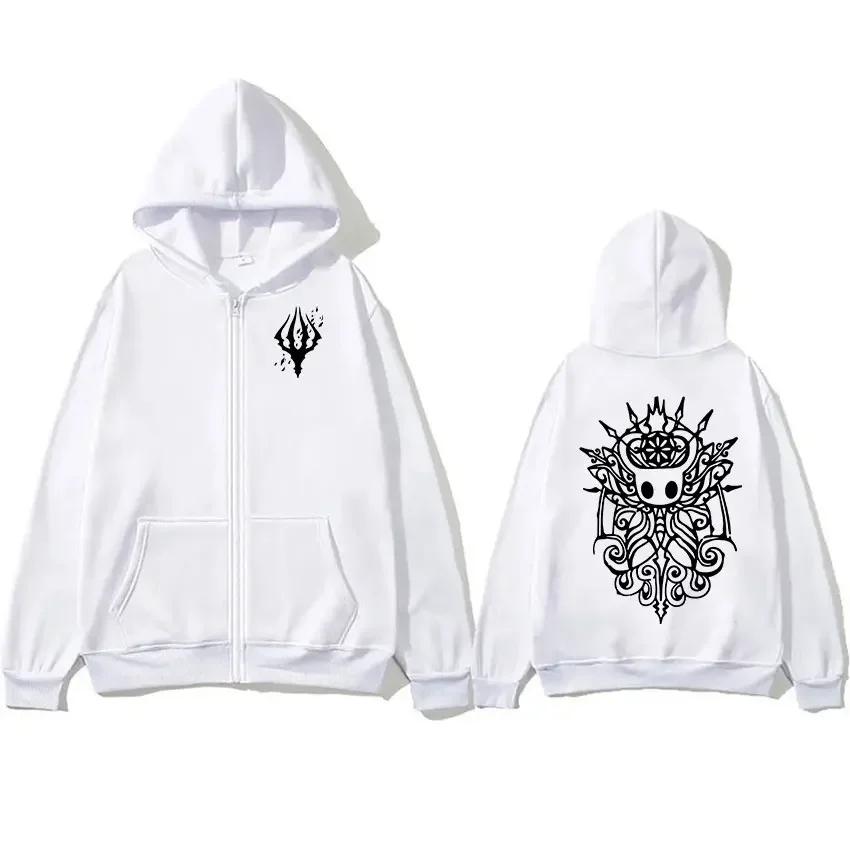 Game Hollow Knight Pullover Zipper Hoodie Men's Women Sweatshirt Cosplay Clothing Jacket Hoodies