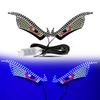 New Dynamic Demon Eye 11 Modes USB Car Decoration Light LED Modification Light KAZILAN Big Eyes Decoration