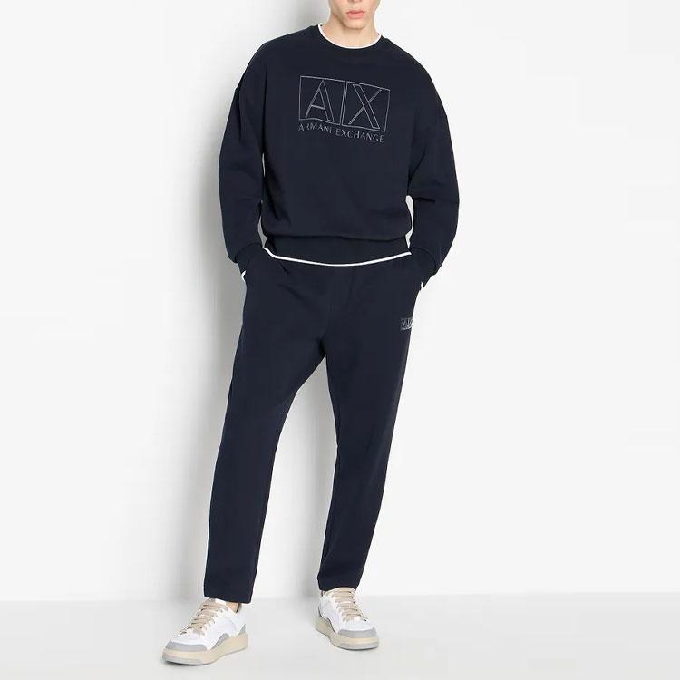 Armani Exchange logo-print cotton sweatshirt 6RZMHJ-ZJDJZ-1510