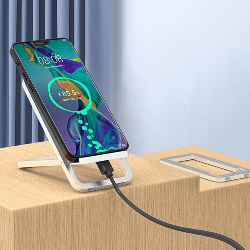 Small Foldable Phone Holder Adjustable Angles Mobile Stand Easy to Carry Universal Compatibility for All Smartphones