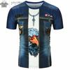 Summer Men's 3d Printed Horror Skeleton Men T-Shirt Stylish Casual Fun Alternative Short Sleeve O Neck Quick Dry Shirt