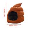 Funny Plush Fake Poop Hat Gag Headwear Cosplay Photo Props Costume