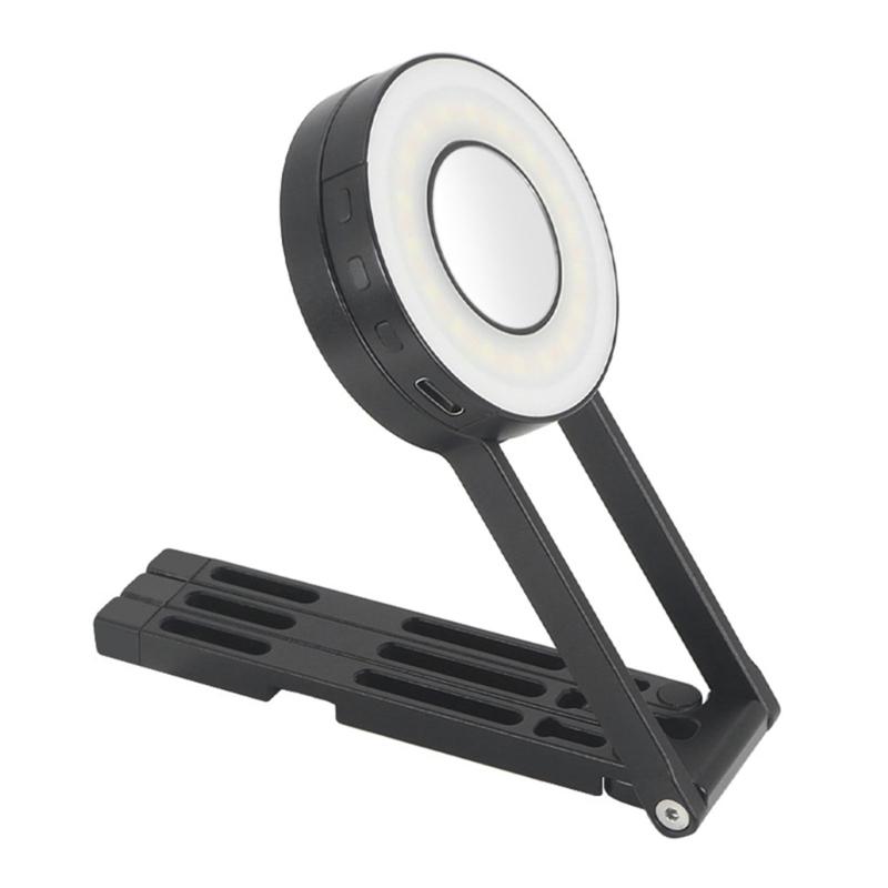 Double Side Magnetic Mobile Phone Holder Phone Tripod Stand for Phone 16 Mini Aluminium Bracket Quick Mount Pocket Stand