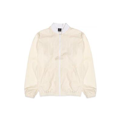 Μπουφάν Ανδρικό Μονόχρωμο με Φερμουάρ και Εφαρμοστή Γραμμή Μακρυμάνικο Κίτρινο CW7145-113