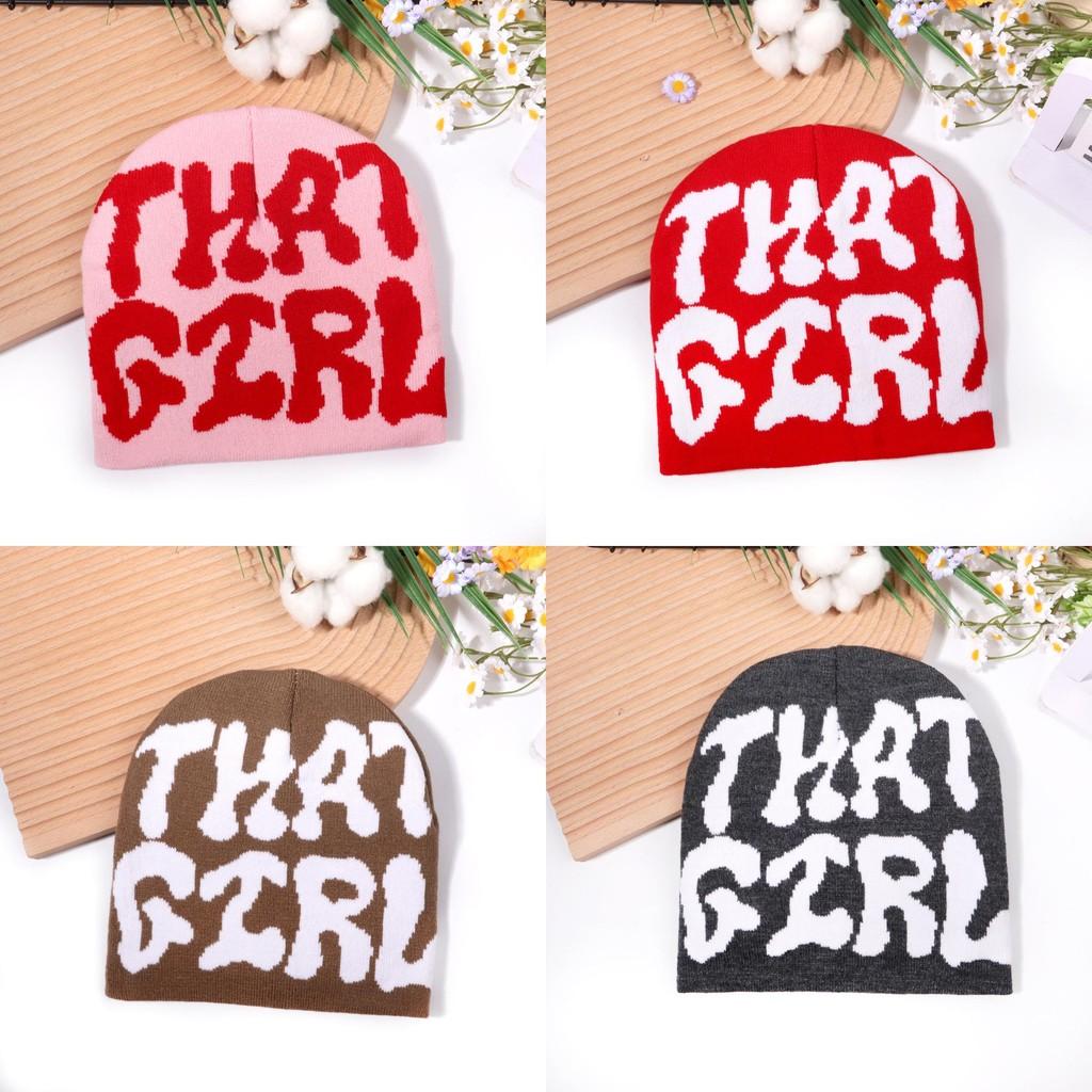 Knit Hat With Letter Embroidery For Winter Warmth Casual Unisex Street Style