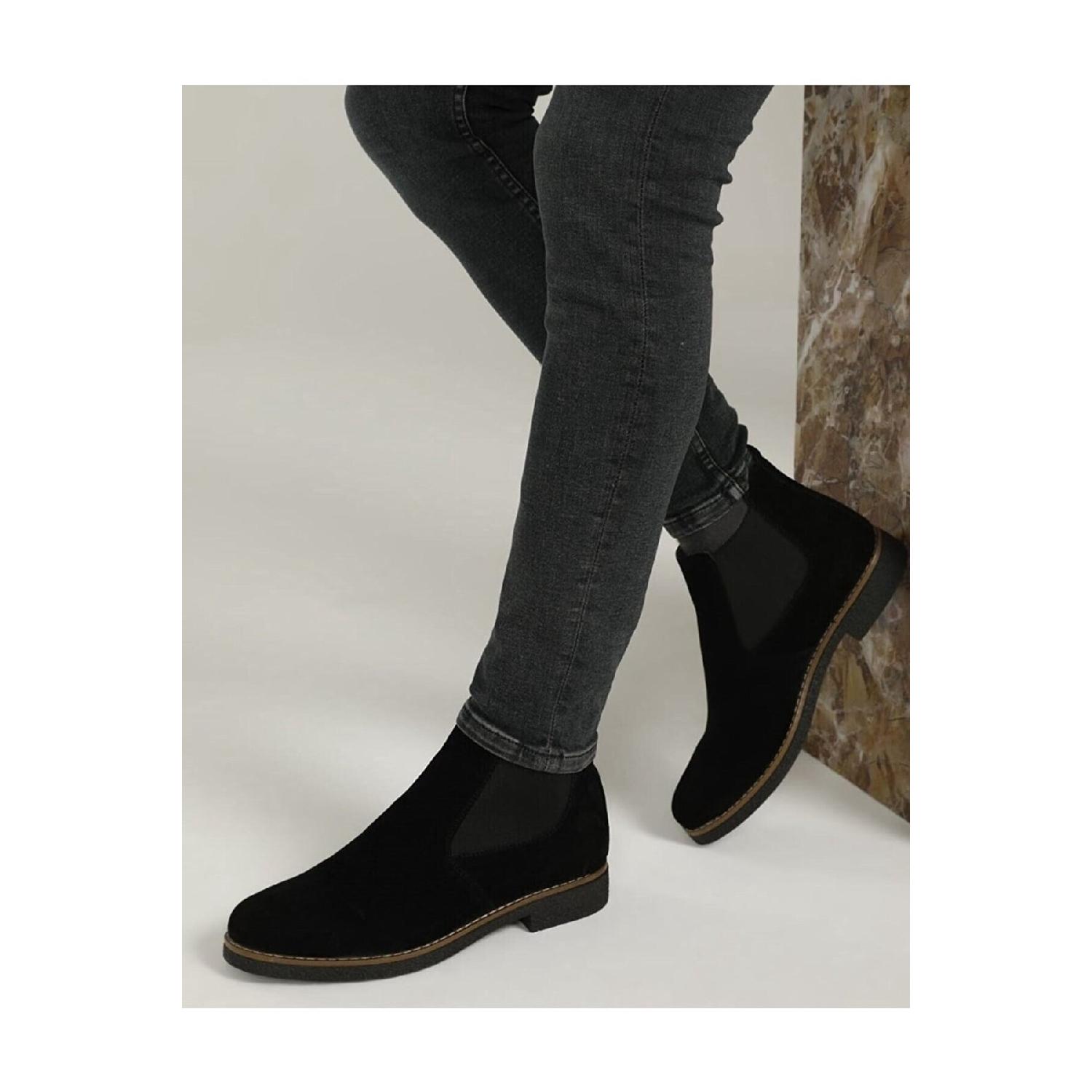 

Мужские зимние ботинки Челси 38 чёрный