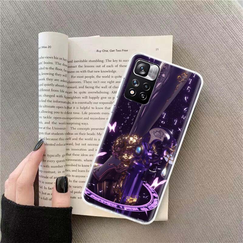 

Bayonetta Phone Case For Redmi Note 13 12 Pro Plus 14 15 Pro 5G 11 11T 11E 11S 10 Pro 10S 9 9S Cover Cell Clear TPU Capa Cases S Redmi Note 14S