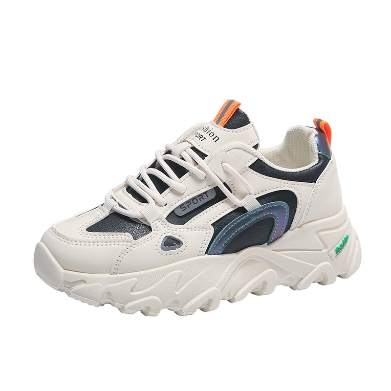 Fashion Sneakers Women Lace Up Flats Ladies Outdoor Running Walking Shoes Comfortable Breathable Female Footwear Big Size Zapatos Mujer