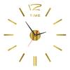 Wall Mount Clock Battery Powered 3D Digital Display Silent Sweep Movement Luminous Wall Clock for Living Room