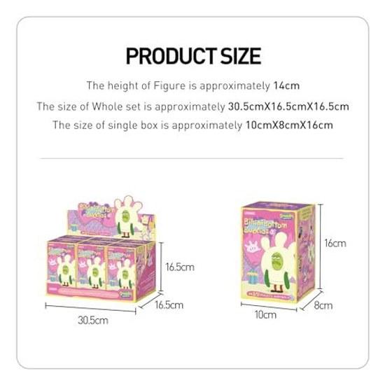 SpongeBob Bikini Bottom Buddies Funny Plush Toy Series 2 Assorted Box 6 Pieces Fish Blind Gacha Doll Model Gift Support Activity Official Product