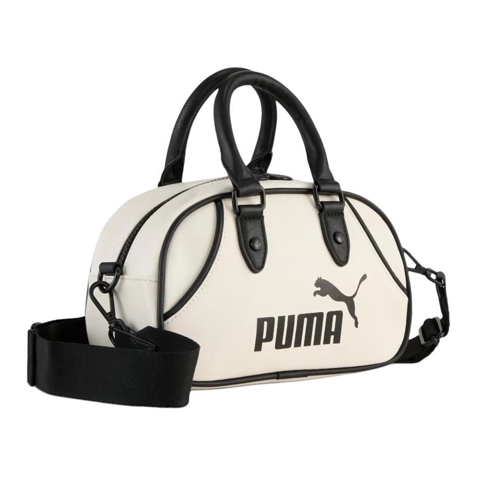 PUMA Archive Polyester Crossbody Handbag Mini Unisex Beige 091137-06