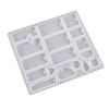 4 Pcs Multiple Styles Earring Combination Keychain Silicone Mold Epoxy DIY Craft