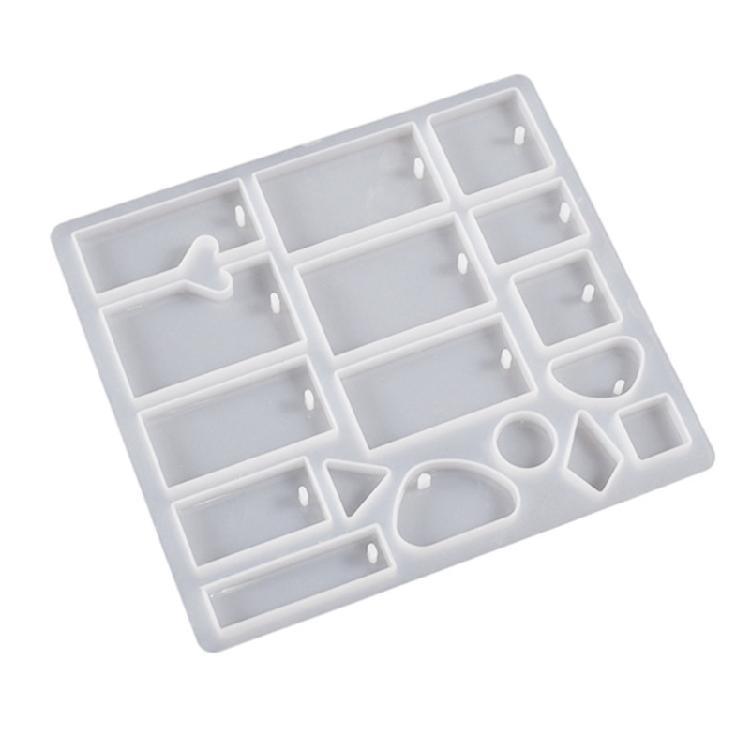 4 Pcs Multiple Styles Earring Combination Keychain Silicone Mold Epoxy DIY Craft