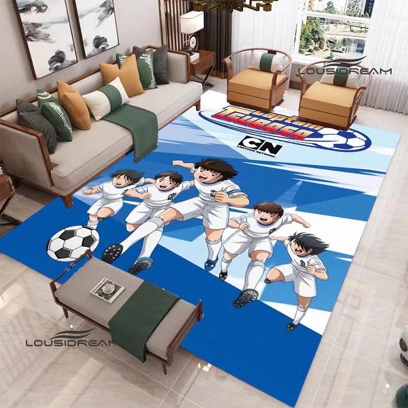 2026 Captain Tsubasa Cartoon Carpet Living Room Bedroom Carpet Balcony Bathroom Non-slip Door Mat Photography Props Birthday Gift