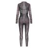 Lace Sequins Pattern 3D Printed Slim Bodysuit Skinny Carnival Cosplay Costumes Fancy Outfit Catsuit Mujer