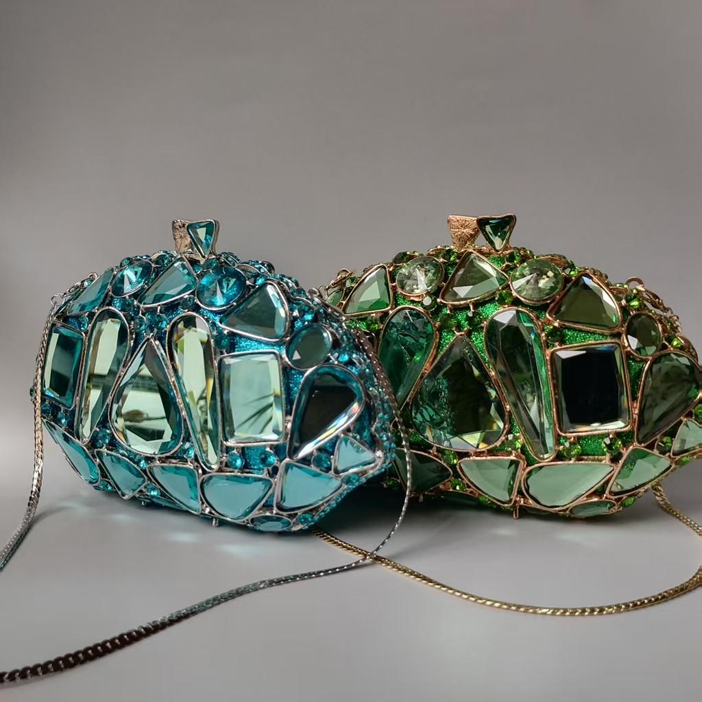 Luxury women evening party handbag diamonds elegant crystal clutches ladies purses bridal wedding party purses bag