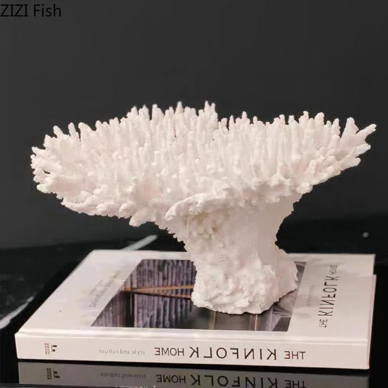 Creative Simulated Coral Tree Statue Desk Decoration Ornaments Modern Crafts Abstract Coral Sculpture Room Aesthetics Decor