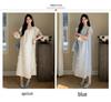 Elegant Korean-Style Maternity Dress 2026: Fresh, Loose, and Lightweight Over-the-Knee Summer Dress
