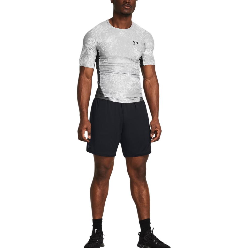 Under Armour Tech Vent Comfortable Breathable Shorts Men Shorts Black Castle-Rock 1388645-001