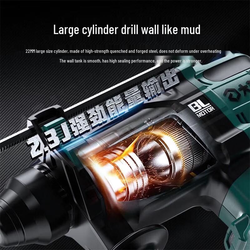Dayi 20V Cordless Brushless Rotary Hammer Drill 6609 CN plug (adapter included)