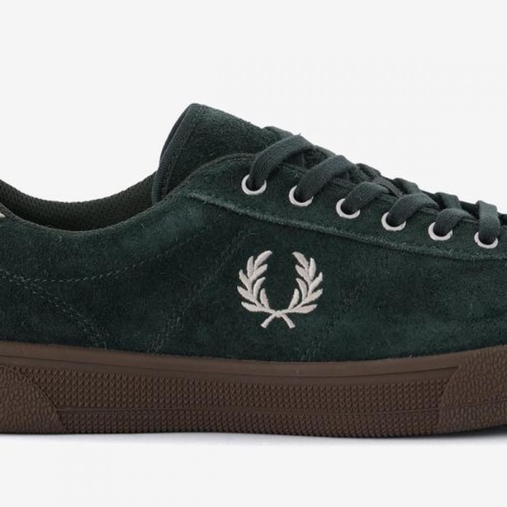 Fred Perry Men Suede Tennis Shoe  30a  Sfpm2612328 30a