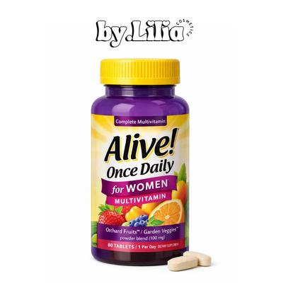 Живий! Мультивітаміни для жінок, 1 раз на день, 80 таблеток