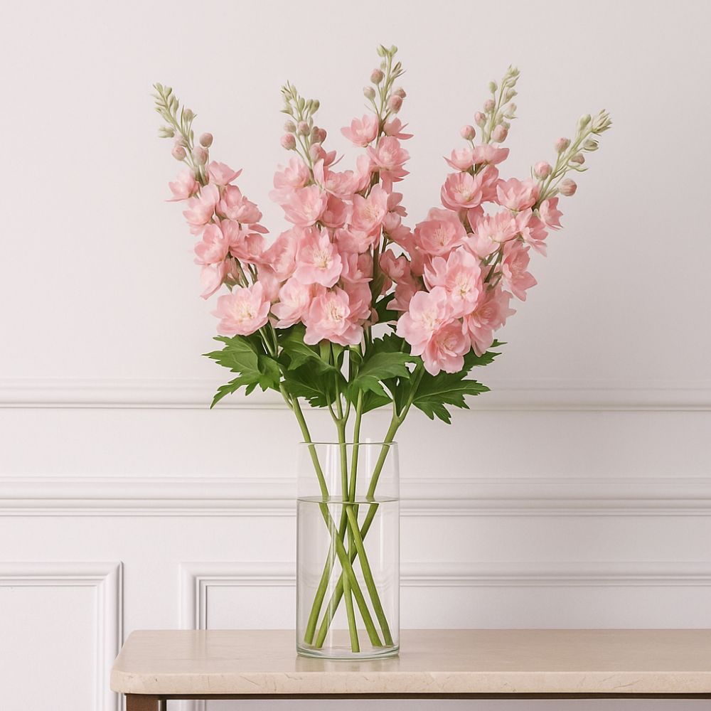 72cm Delphinium Stem Lifelike Simulation Flower Artificial Delphinium Flower Christmas Decoration