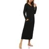 Women's Long-Sleeve Cotton Nightgown Pajamas