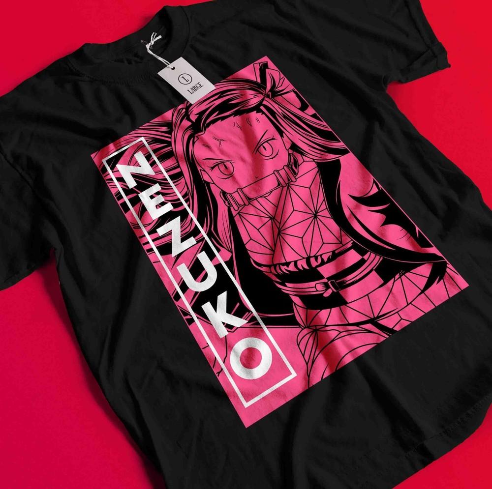 Demon Slayer Shirt Nezuko T-Shirt Tanjiro Tshirt Muzan Doma Tee Inosuke Zenitsu BB1578