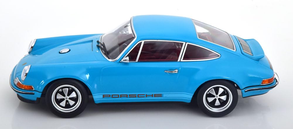 KK-Scale 1/18 Singer Porsche 911 Coupe 2014 Albastru SINGER 911 COPE Mașină Miniatură KKDC180445