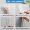 Electric Toothbrush Holders Punch-Free Wall-Mounted Toothbrush Rack Wall Mounted Tooth Brushing Holder For Bathroom