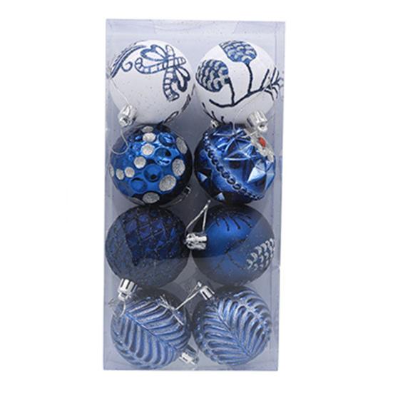 Minge de culoare de Crăciun Creativă irezistibilă Manopera fină Minge de Crăciun Decorare pentru brad de Crăciun Ball Pandantiv Minge de Crăciun Articole pentru petreceri