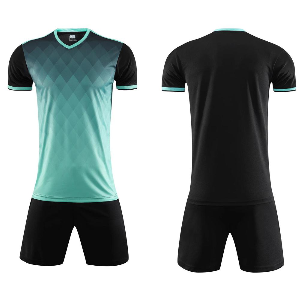 Football suit custom training match jersey children's football running sports jersey quick drying team short sleeve
