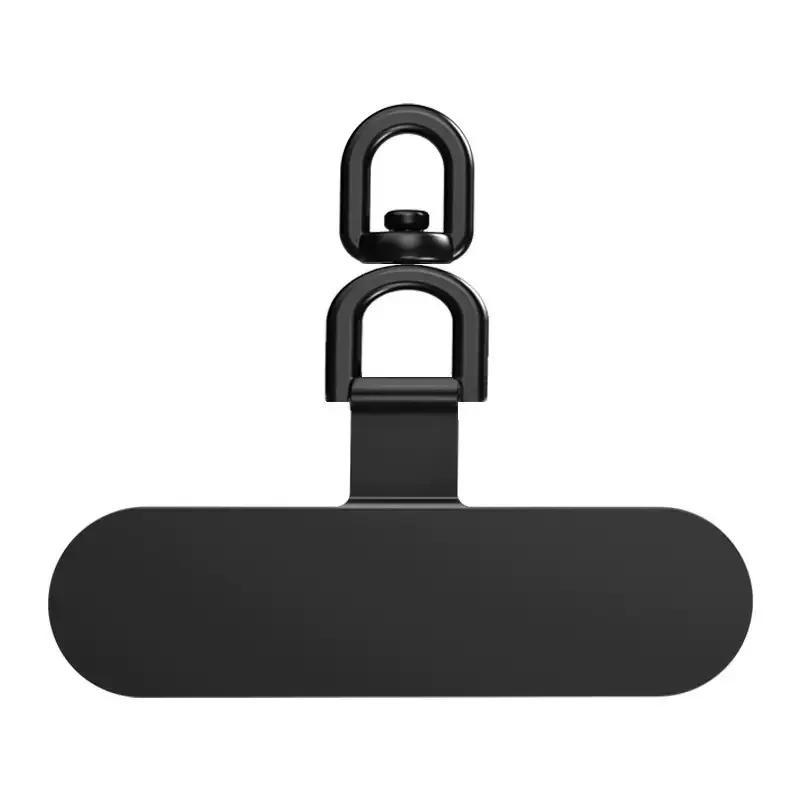 Steel Phone Lanyard Gasket Patch Anti-lost Anti Fall Mobile Phone Rope Card Metal Clip Strap Hang Cord Tab Accessories
