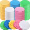 Compressed Cotton Facial Cleansing Puffs, Disposable Makeup Remover Cellulose Sponges for Salon Use.