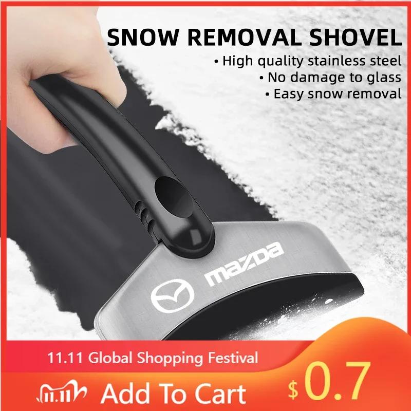 2025 Hot Car Snow Shovel Ice Scraper Cleaning Tool For Vehicle Windshield For Mazda 3 6 BL BM GJ CX3 CX-5 CX5 KE KF CX7 CX9 MX5