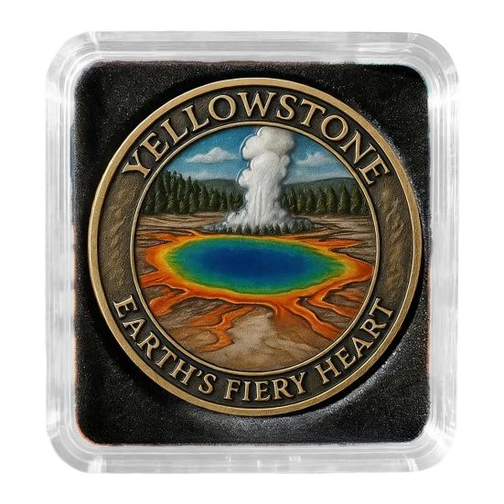 

Limited Edition National Park Coins Alloy Freedom Exploration Artistic Coins Commemorative Meaningful Gift C