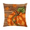 1pc Orenge Pumpkin Themed Cushion Cover Soft Cozy Cover Thanksgiving Day Pillowcase for Living Room Couch Decoration