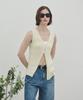 320SHOWROOM Filo Hook Knit Vest Cream