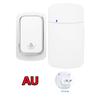Self-Powered Wireless Doorbell, Australian Standard, Waterproof, High-Volume, Kinetic Energy, Remote Caller